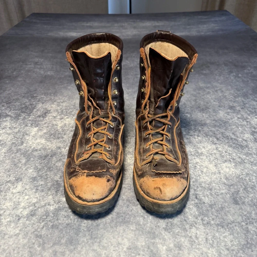 Danner Rain Forest 8 BRN 10600 Mens 11.5 D Gore-Tex Work Boots Brown Made in USA